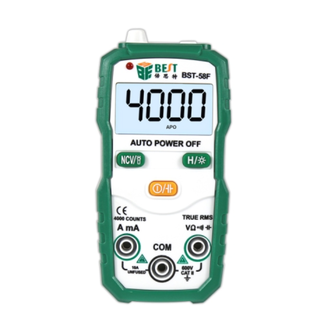 AUTO RANGE DIGITAL MULTIMETER BEST BST-58F INTELLIGENT 4000 COUNTS